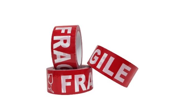 PREMIUM Grade Fragile Tape (RED)  48mm x 66M